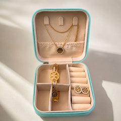 Romantic Jewelry Gift Set for Women π Necklace, Earrings & Kara (Bangle) with Surprise Gift Box