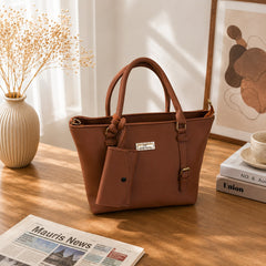 Elegant Brown Tote Bag for Women – Premium Everyday Shoulder Handbag