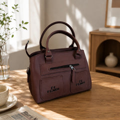 Elegant Maroon Tote Handbag for Women – Premium Stylish Shoulder Bag