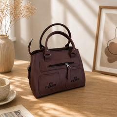 Elegant Maroon Tote Handbag for Women – Premium Stylish Shoulder Bag
