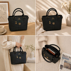 Elegant Dark Green Tote Bag for Women – Premium Stylish Shoulder Handbag
