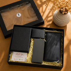 Luxury Gift Box for Men – Perfume, Wallet, Watch & Cufflinks