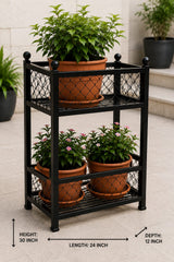 2-Tier Metal Plant Stand Rack