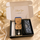 Noshia Midnight Elegance Luxury Gift Box for Her – Handbag, Jewelry Set, Watch & Bracelet