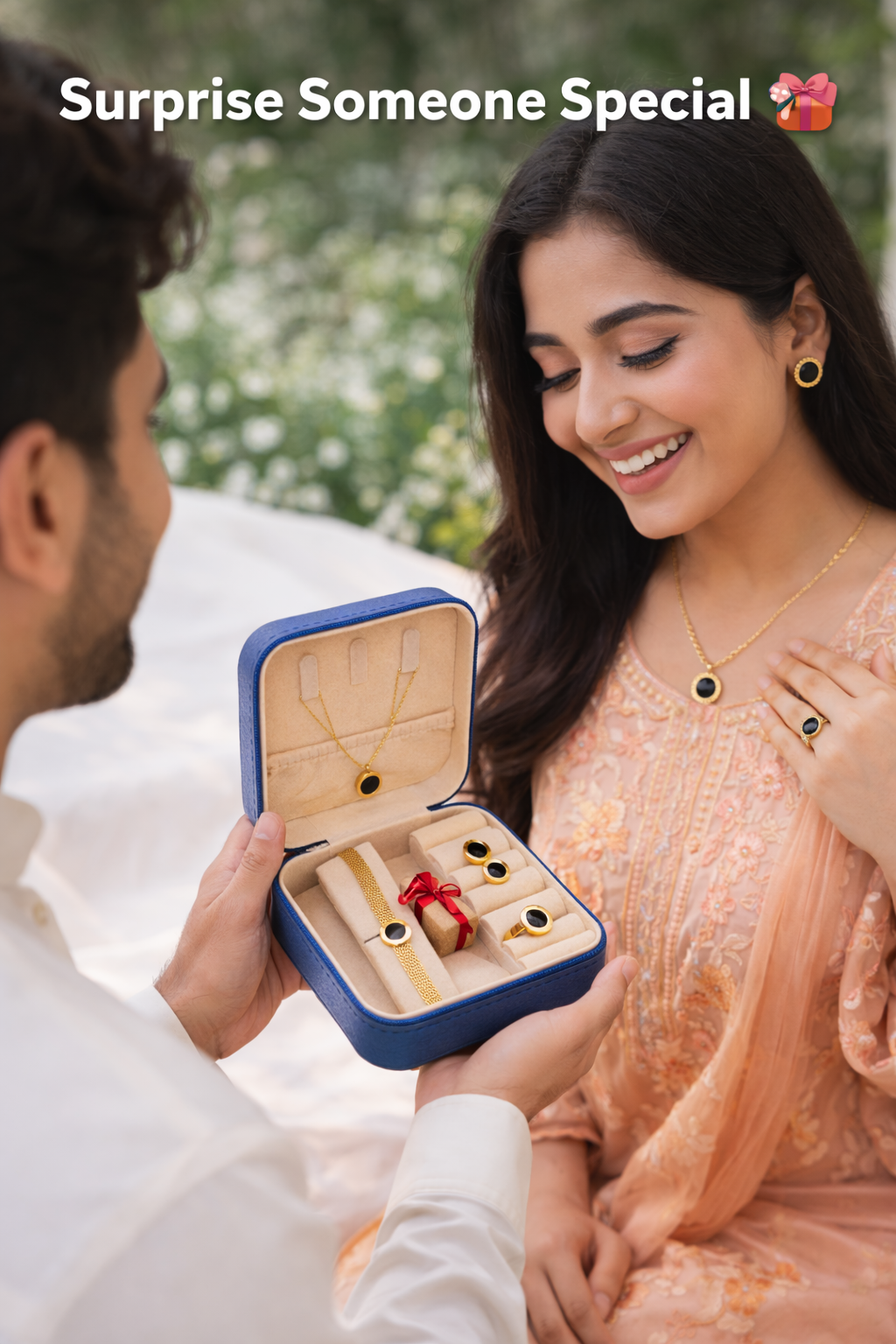 Imported Premium Jewelry – Elegant & Perfect for Everyday Use | Includes Travel Box & Surprise Gift