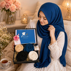 Perfect Hijab Gift Box for Her | 4 Premium Chiffon Hijabs plus Accessories