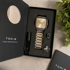 Premium Men’s Watch Gift Box Set – Elegant Wristwatch with Luxury Box & Surprise Gift