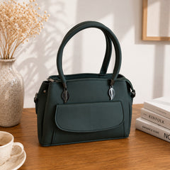 Elegant Dark Green Shoulder Handbag for Women – Premium Everyday Tote Bag