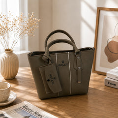 Elegant Olive Green Tote Bag for Women – Stylish Everyday Shoulder Handbag